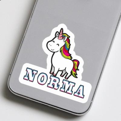 Einhorn Aufkleber Norma Image