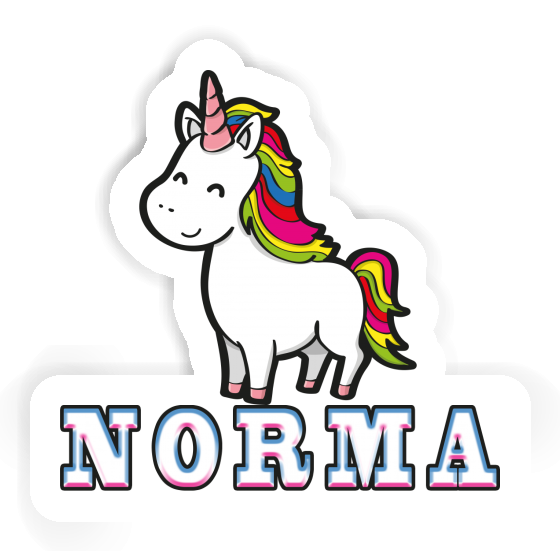 Einhorn Aufkleber Norma Notebook Image