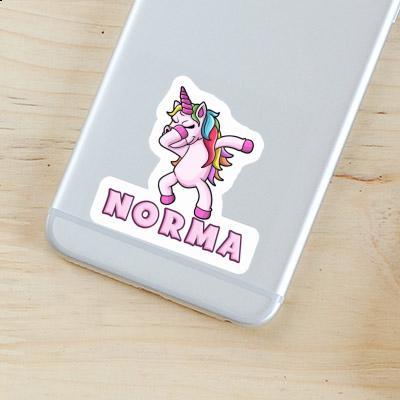 Sticker Dabbing Unicorn Norma Image