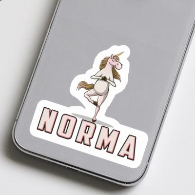 Norma Sticker Yoga Unicorn Notebook Image