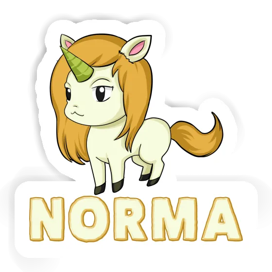 Sticker Norma Unicorn Gift package Image