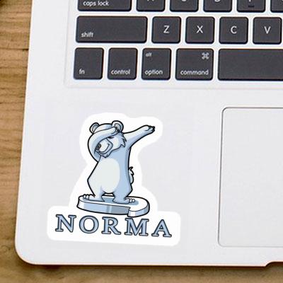 Bear Sticker Norma Notebook Image