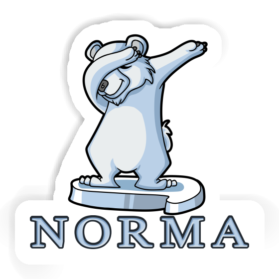 Bear Sticker Norma Notebook Image