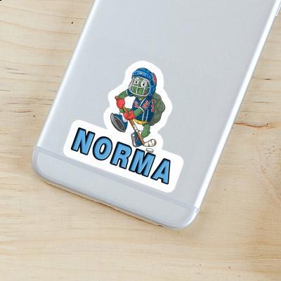 Sticker Hockey Player Norma Laptop Image