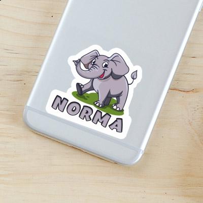 Elephant Sticker Norma Gift package Image