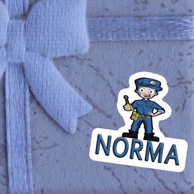 Electrician Sticker Norma Image