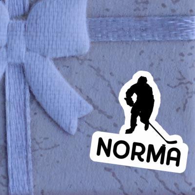 Eishockeyspieler Sticker Norma Notebook Image