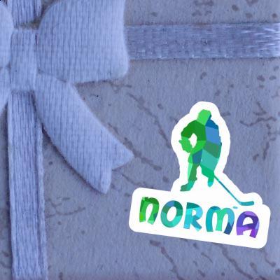 Eishockeyspieler Aufkleber Norma Image