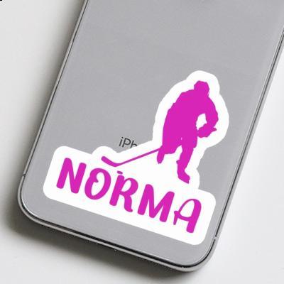 Norma Sticker Eishockeyspielerin Image