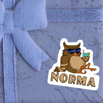 Norma Sticker Cool Owl Laptop Image