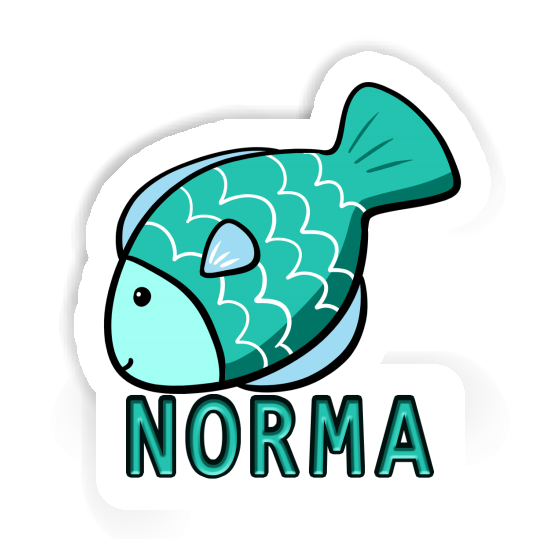 Sticker Norma Fish Notebook Image