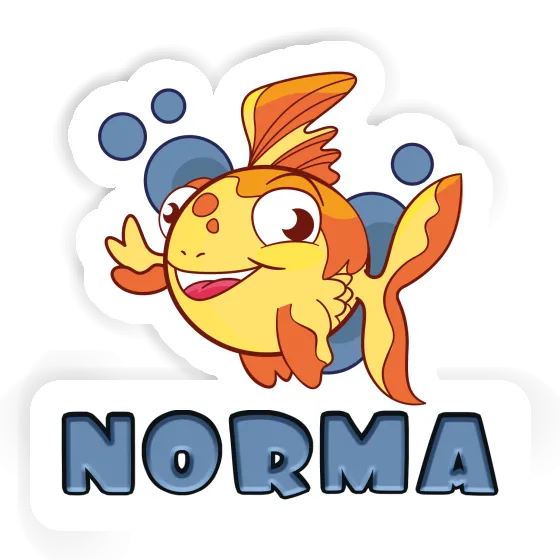 Sticker Fish Norma Laptop Image