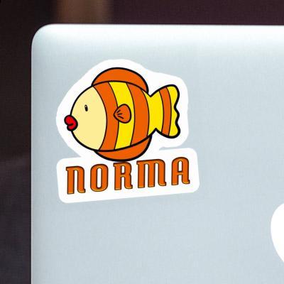 Norma Sticker Fisch Notebook Image