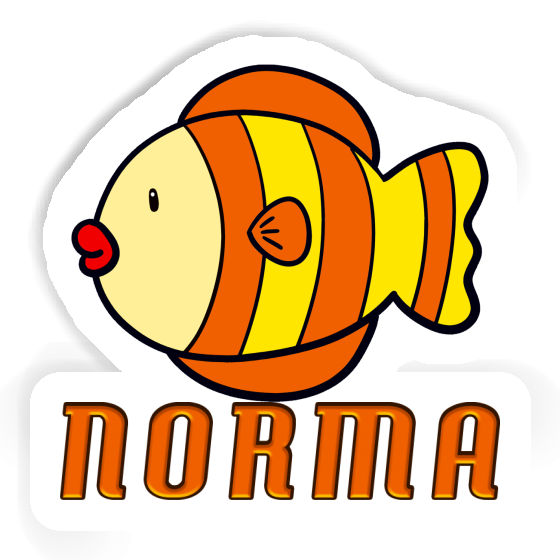 Sticker Norma Fish Notebook Image