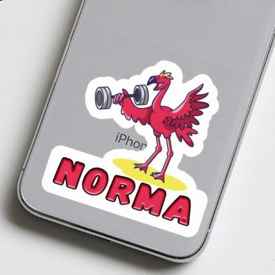 Sticker Weight Lifter Norma Image