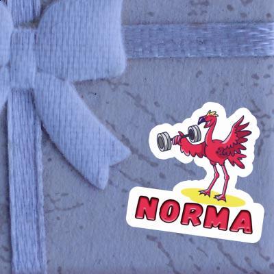 Sticker Weight Lifter Norma Notebook Image