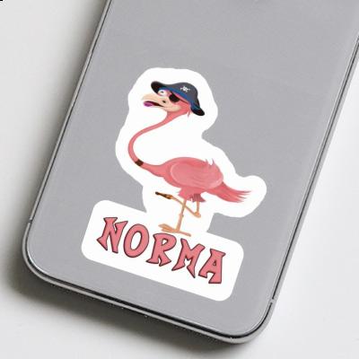 Norma Sticker Flamingo Image