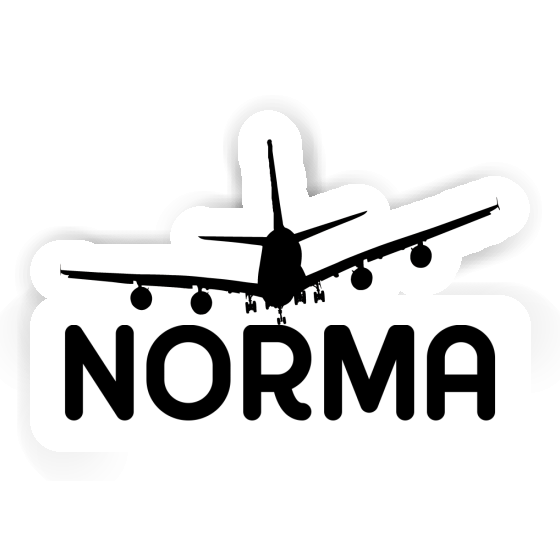 Norma Sticker Airplane Gift package Image