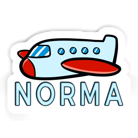 Aéroplane Autocollant Norma Laptop Image