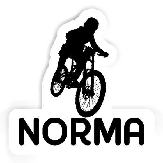 Sticker Norma Freeride Biker Notebook Image