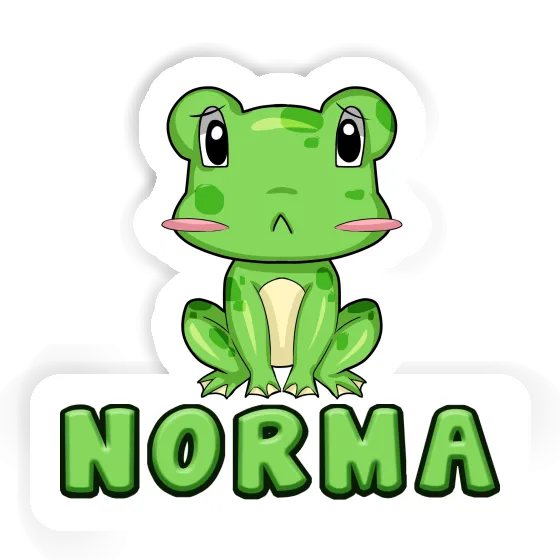 Autocollant Grenouille Norma Image