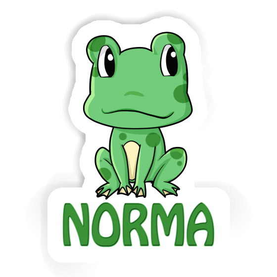 Autocollant Grenouille Norma Laptop Image