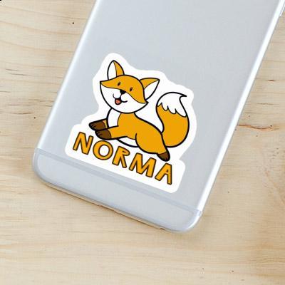 Sticker Fox Norma Notebook Image