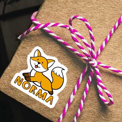 Sticker Fox Norma Notebook Image