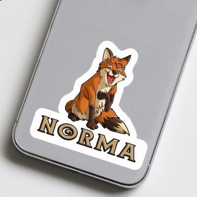 Norma Autocollant Renard Laptop Image