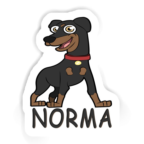 Sticker Norma Pinscher Notebook Image