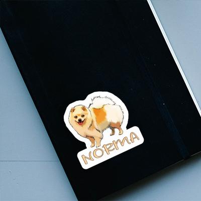 Sticker Norma German Spitz Gift package Image