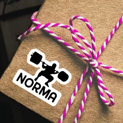 Norma Sticker Weightlifter Gift package Image