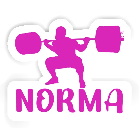 Weightlifter Sticker Norma Gift package Image