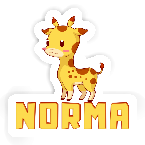 Autocollant Norma Girafe Gift package Image