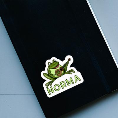 Sticker Guitar Frog Norma Notebook Image