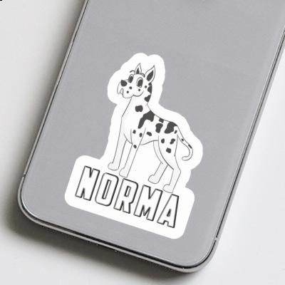 Sticker Norma Dogge Gift package Image