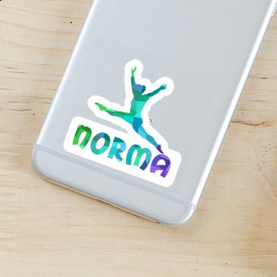 Norma Sticker Gymnast Image