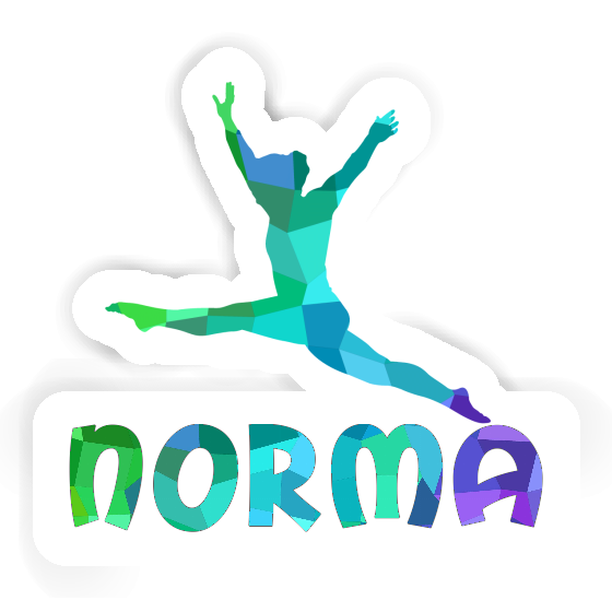 Gymnastin Sticker Norma Notebook Image