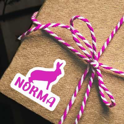 Sticker Norma Rabbit Image