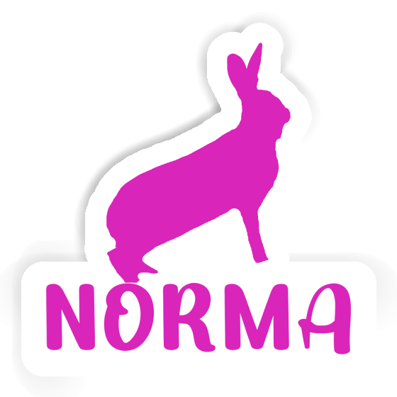 Sticker Norma Rabbit Notebook Image