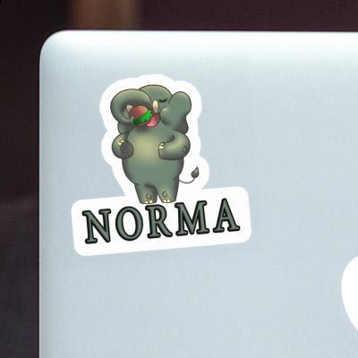 Sticker Hamburger Norma Image