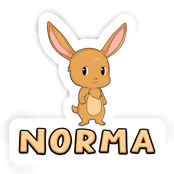 Sticker Norma Easter Bunny Gift package Image