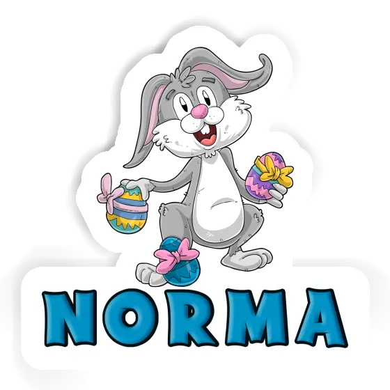 Sticker Norma Easter Bunny Laptop Image