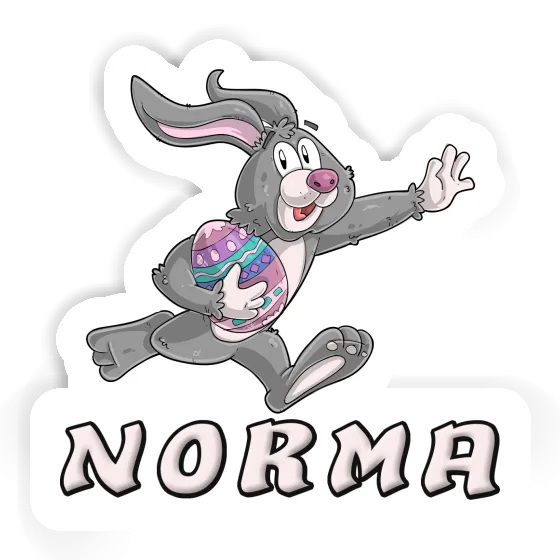 Norma Sticker Rugby rabbit Notebook Image