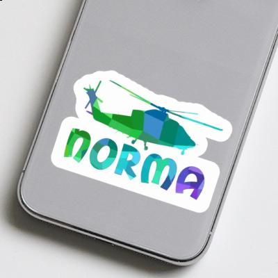 Sticker Norma Helicopter Notebook Image