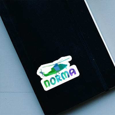 Hélicoptère Autocollant Norma Image