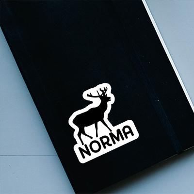 Deer Sticker Norma Notebook Image