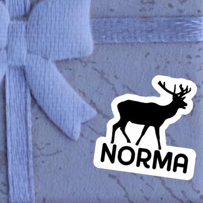 Deer Sticker Norma Notebook Image