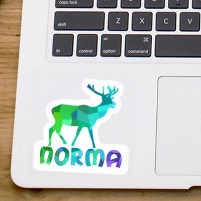 Deer Sticker Norma Notebook Image