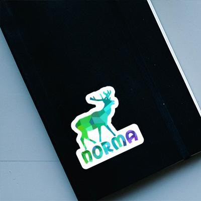 Deer Sticker Norma Notebook Image